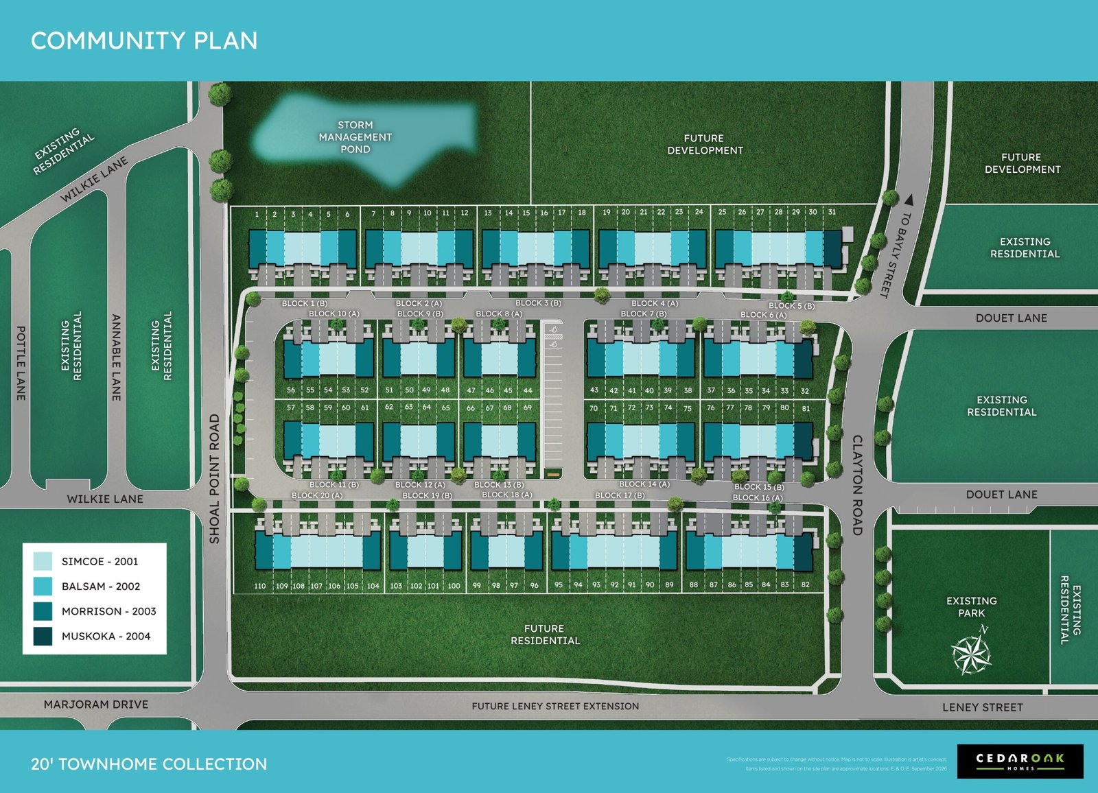 Lakewind Site Plan
